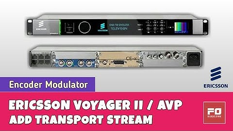 Pengenalan dan Konfigurasi Encoder Modulator Ericsson Voyager II / AVP Series #broadcast