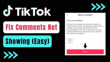 How To Fix TikTok Comment Not Showing !