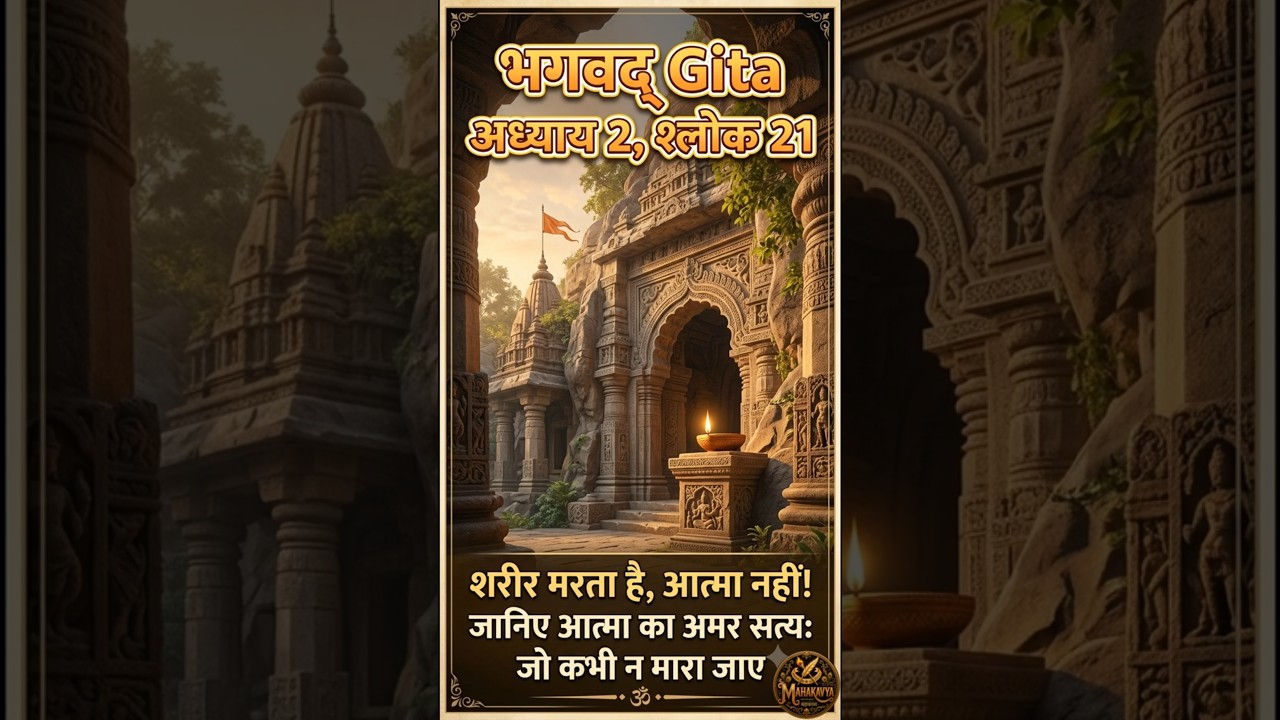 2 .21 Hindi-जो आत्मा को अविनाशी जानता है, वह कैसे मार सकता है? | Bhagavad Gita Shlok 2.21 in Hindi