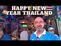 Crazy songkran in kanchanaburi main street 2024