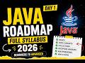 Day 1 - Java Syllabus for Beginners to Advanced | Step-by-Step Roadmap