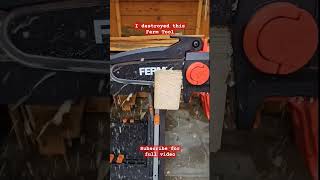 Ferm Mini Chainsaw 12V By Action Shop.
