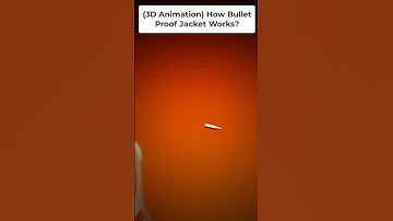 How Bulletproof Jacket Works? (3D Animation) #Shorts