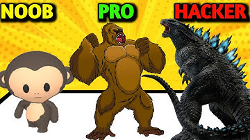 NOOB vs PRO vs HACKER | In kaiju Run | With Oggy And Jack | Dr. Octavius Gamer | ALL Levels