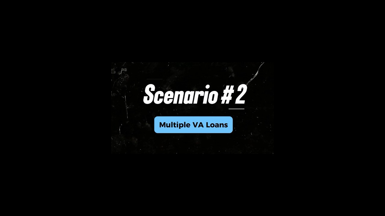 VA Investment Property - Second Most Common Scenario      