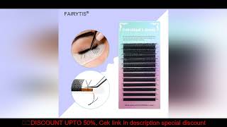 FAIRYTIS 12 Rows Y Style Eyelash Extensions Natural Soft Matte Black For Salon Individual Volume Fan screenshot 5