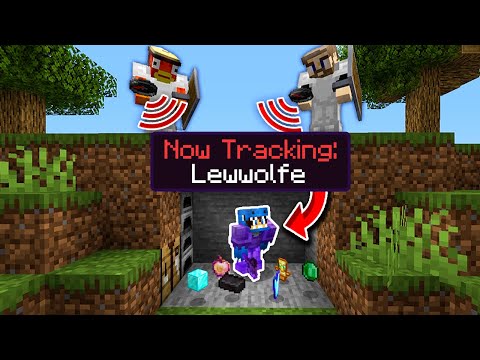 Minecraft Manhunt But Being Tracked Drops OP Items...