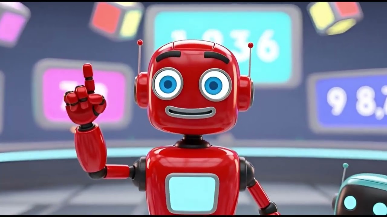 Robot Numbers Song for Kids | Counting Song for Kids, Numbers Nursery Rhyme, Baby Songs & Kids