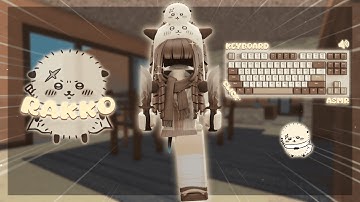 PLAYING MM2 AS RAKKO *Keyboard ASMR*