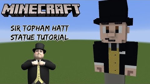 Minecraft One-Shot Tutorial: Sir Topham Hatt Statue (Thomas the Tank Engine & Friends)