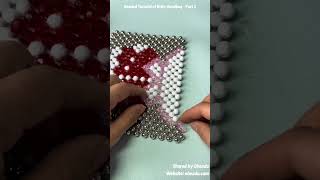 Beaded Tutorial of Handbag with Kitty Pattern - Part 2 #beadtutorial