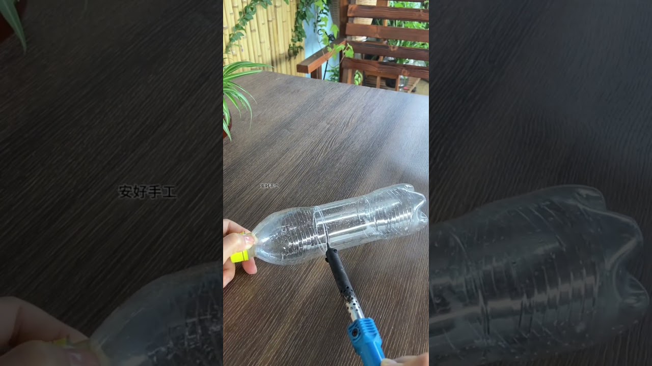 Recycling bottle for plants flower garden flowers indoor #diy #viralvideo #flowers #video