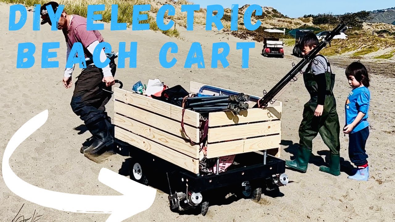 How To Build An Electric Beach Cart Wagon From An Ordinary Garden