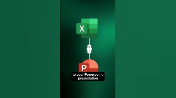 How to link Excel to PowerPoint #shorts