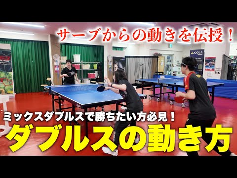 もう迷わない！卓球ダブルス「サーブ・レシーブ後の動き方」完全ガイド【矢野コーチ】