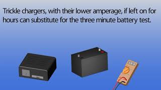 The forgotten 3 minute battery test.