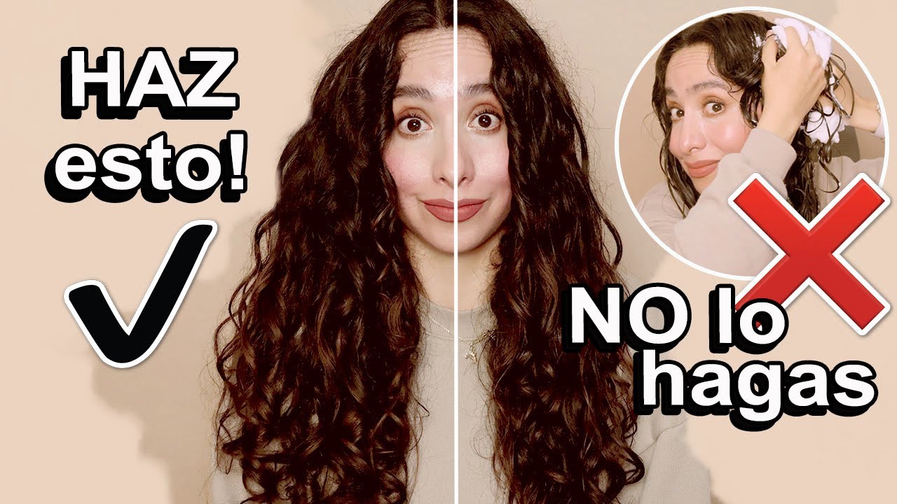 ✨ Aprende a Aplicar Mousse 😍 Rizos Definidos y Sin Frizz 💖