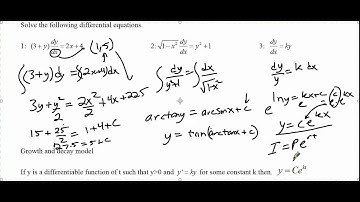 6.2 separation of varialbles