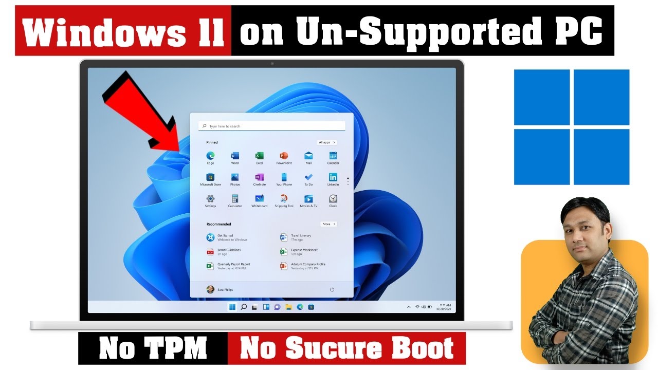 Upgrade from Windows 8 to Windows 11: No TPM 2.0 or Secure Boot  (Step-by-Step) — Eightify