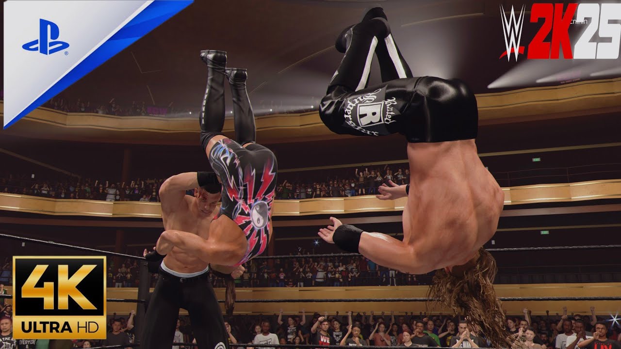 WWE 2K25 - John Cena vs RVD vs Edge |WWE Title Match| PS5 Gameplay ...