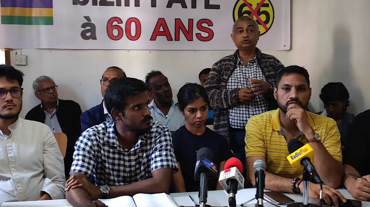En direct : suivez la conférence de presse de la Plateforme Komun Syndikal sur la pension à 65 ans