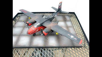 1:48 Scale Revell B-26 Invader Full Build