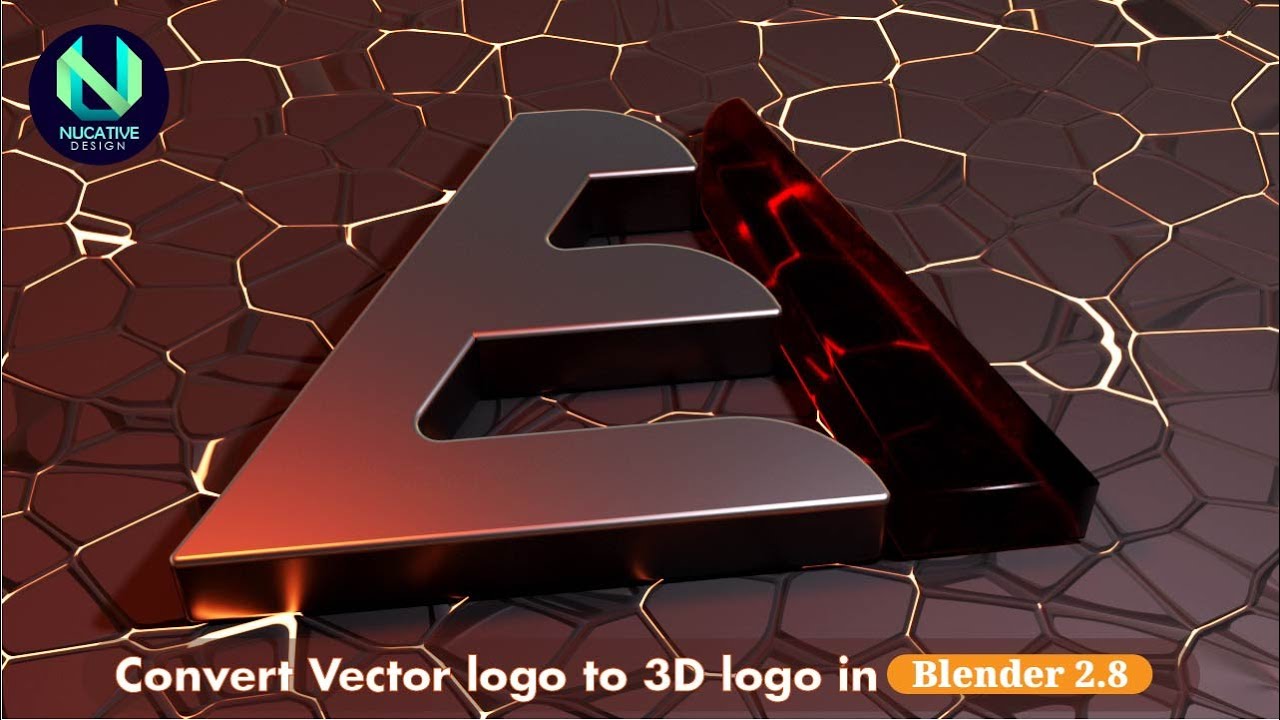 Download 3d logo tutorial : how to convert vector logo into 3d logo in blender 2.8 | Blender 2.8 tutorial ...