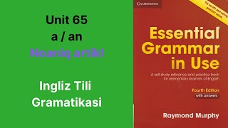 65. a / an Noaniq artikl mavzusi. Ingliz tili gramatikasi  @EnglishClubuz