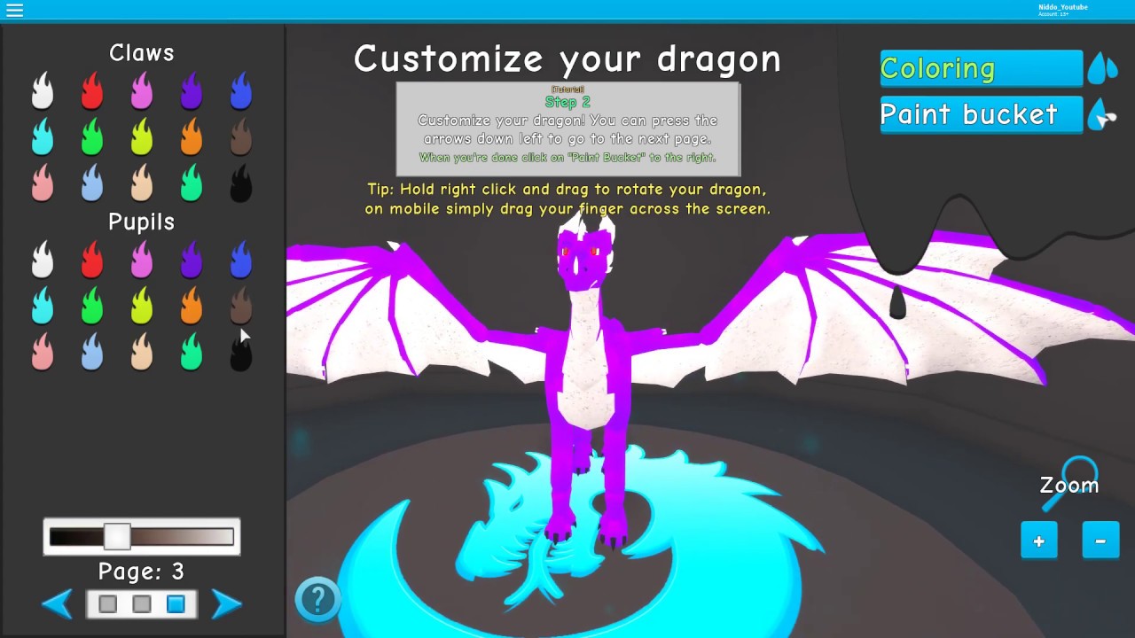 Making My Own Dragon In Dragons Life Youtube - how to run in dragons life roblox on computer