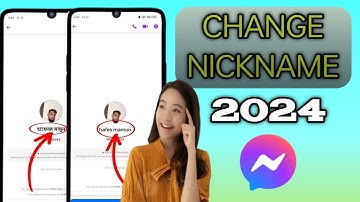 How To Change Nicknames For Chats in Facebook Messenger 2024
