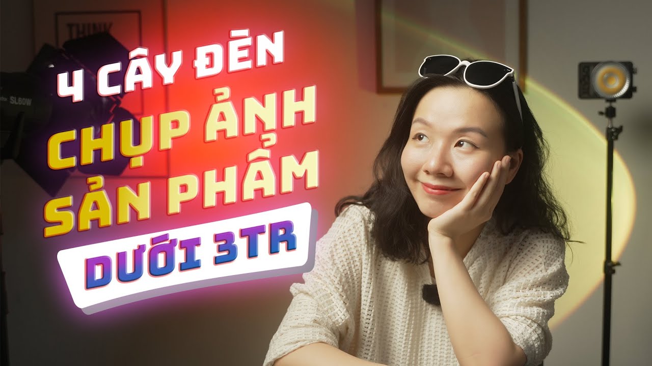🎥 4 cây ĐÈN chụp ảnh sản phẩm dưới 3 TRIỆU | Hà Nắng Photo — Video review, click xem trên YouTube