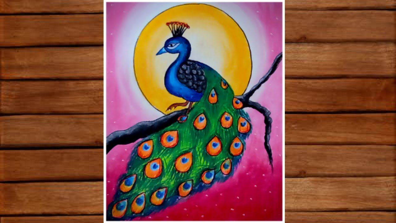 Featured image of post Peacock Drawing Easy And Beautiful With Colour