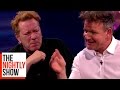 Chef Gordon Ramsay Demonstrates How to Make Sushi for Johnny Rotten of the Sex Pistols