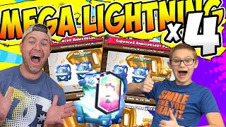 CRAZY 4 MEGA LIGHTNING CHESTS with this INSANE OFFER in CLASH ROYALE!