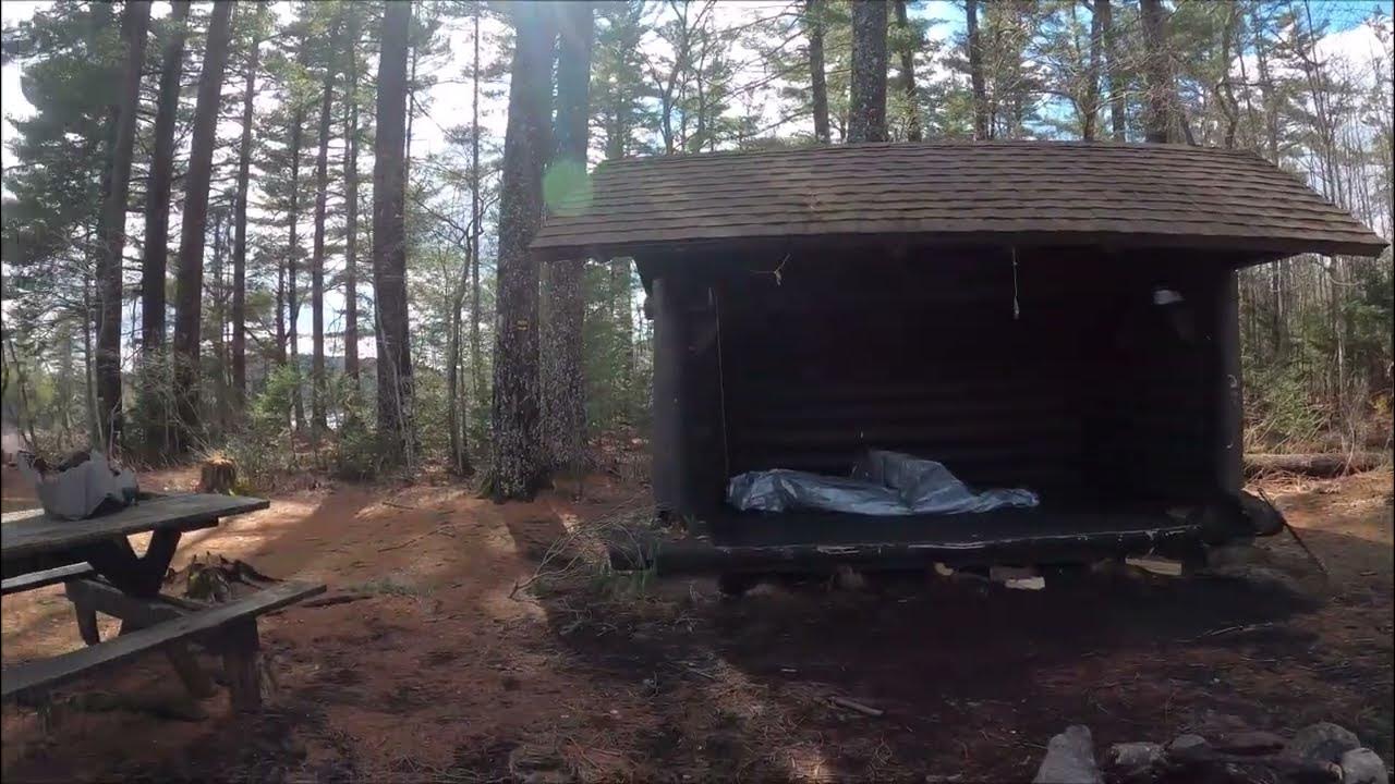 Oswegatchie river 2022 34 leanto camp site review. YouTube