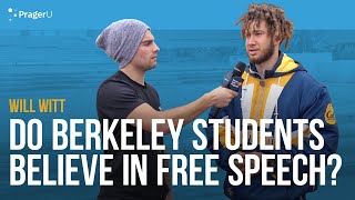 Will Witt Asks UC Berkeley Students About Free Speech | Man on the Street