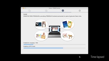 Canon PIXMA TS8020 - Wireless Setup with a USB Cable on a Mac