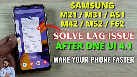 How To Solve Lag Issue After One UI 4.1 Update In Samsung Devices?