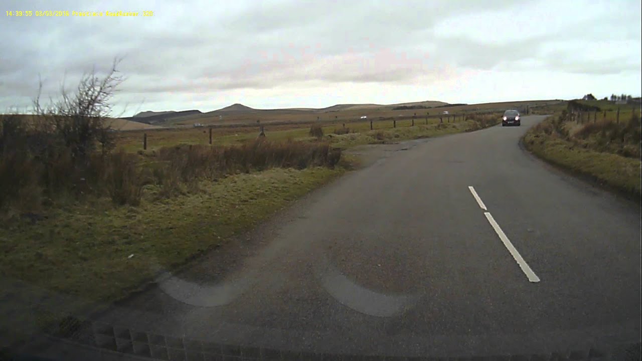 Fiesta driving on wrong side of the road - YouTube