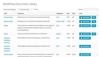 Introducing the Document Library Pro WordPress Plugin
