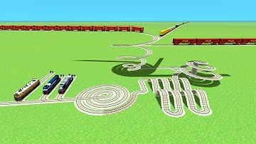 TRAINS🐍 CROSSING CROSSING SQUARE SILDEING RIKSY CIRCLES SNAKE RAILROAD RAILWORK TRAIN SIMULATOR