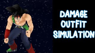 DAMAGE OUTFIT SIMULATION || DBZ TTT