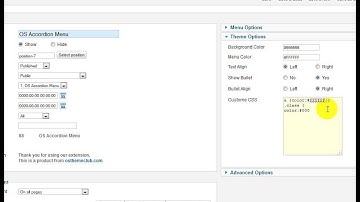 OS Accordion Menu For Joomla