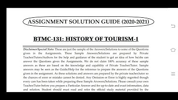 BTMC 131 Ignou Solved Assignment 2020-21