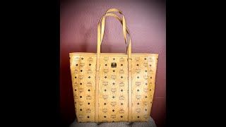 Mcm Toni Shopper In Visetos- Review