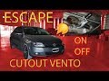 Instalando 😍 CUTOUT al jetta 🔥 VENTO 2.0 TSI Escape Tutorial DIY mk6