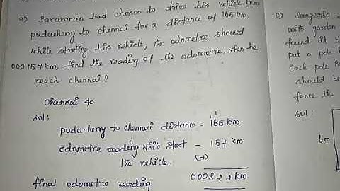 5th maths- unit 4 measurement ( Exercise 4.1- part 2- word problems answers)