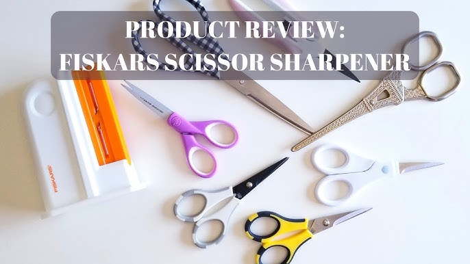 Fiskars Scissors with sharpener - 020335050877