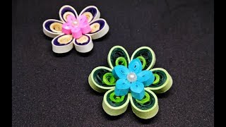 How To Make - 3D Quilling Flowers Quilling For Beginners Quilling Basic Shapes Craftastic