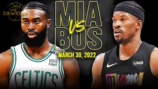 Boston Celtics vs Miami Heat Full Game Highlights | March 30, 2022 | FreeDawkins